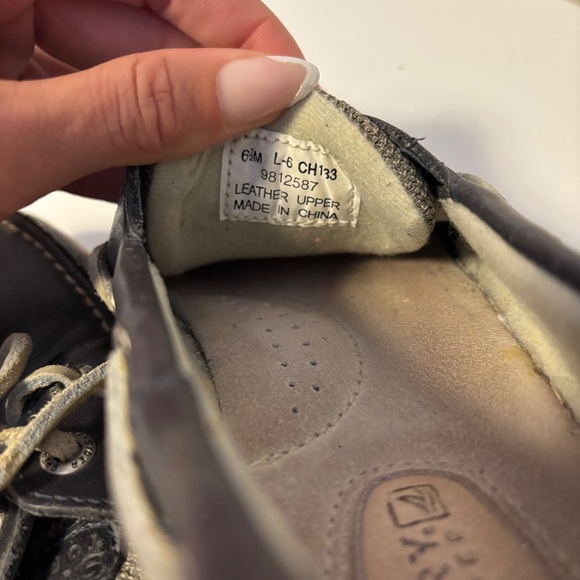 Sperry Top Sider Signature Leather Loafers Boat Shoes Blue Tan Womens US 6.5 - Picture 4 of 5